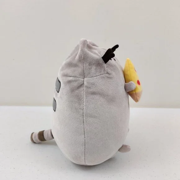 GUND Pusheen Cat Holding Pizza Plush Stuffed Animal Toy - Picture 2 of 9